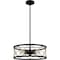 Quoizel Cedar Park 4-Light Matte Black Pendant QP5632MBK - alternate 6
